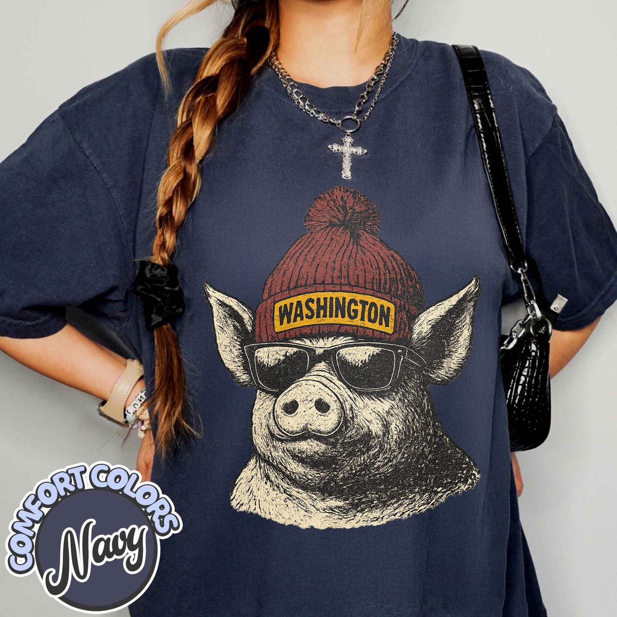 Unisex Washington football vintage t-shirt for men and women