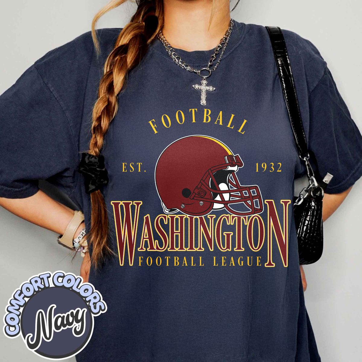 Unisex Washington football vintage t-shirt for men and women