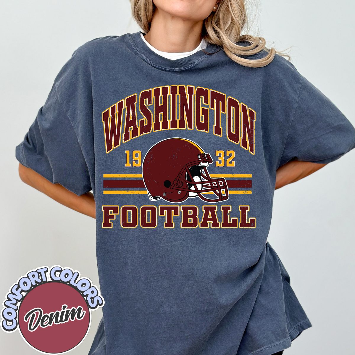Unisex Washington football vintage t-shirt for men and women