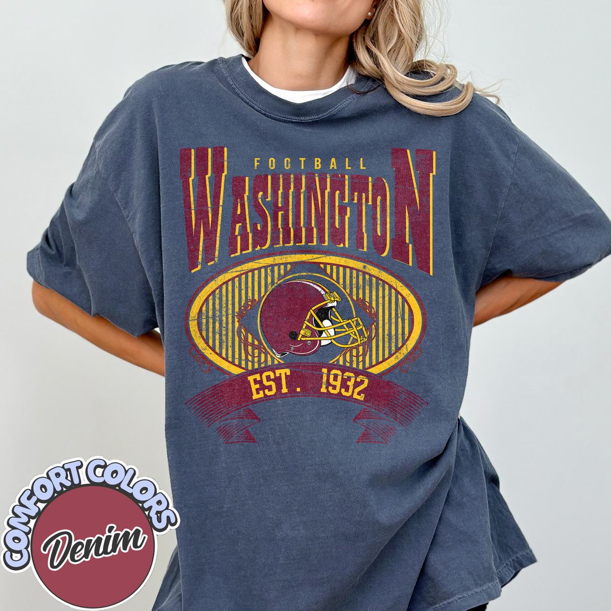 Unisex Washington football vintage t-shirt for men and women