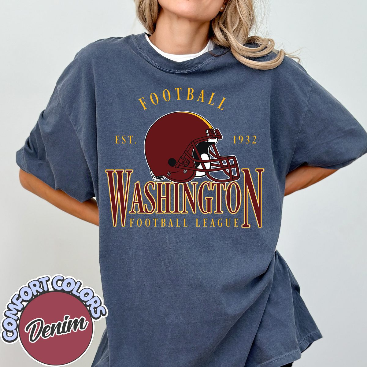 Unisex Washington football vintage t-shirt for men and women