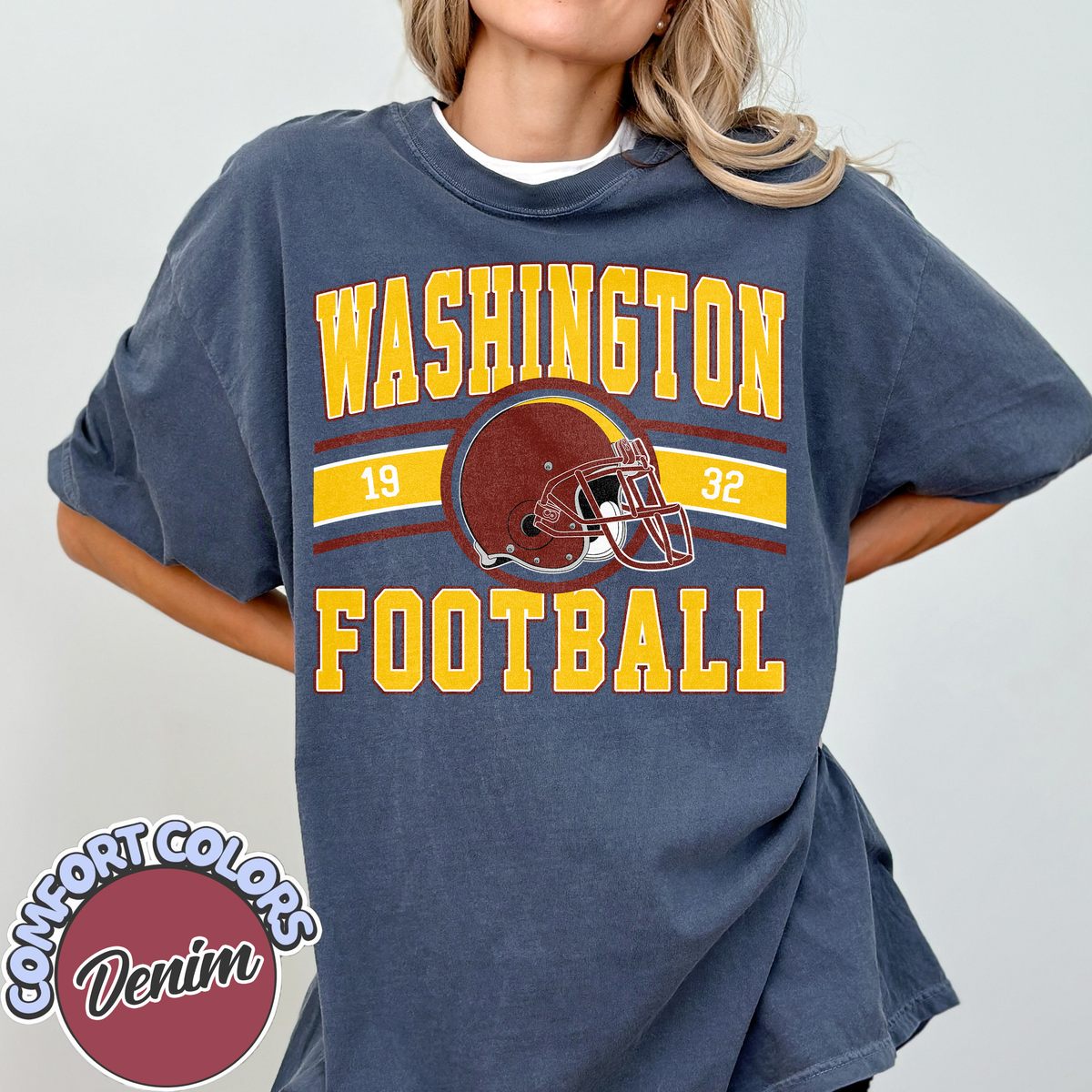 Unisex Washington football vintage t-shirt for men and women