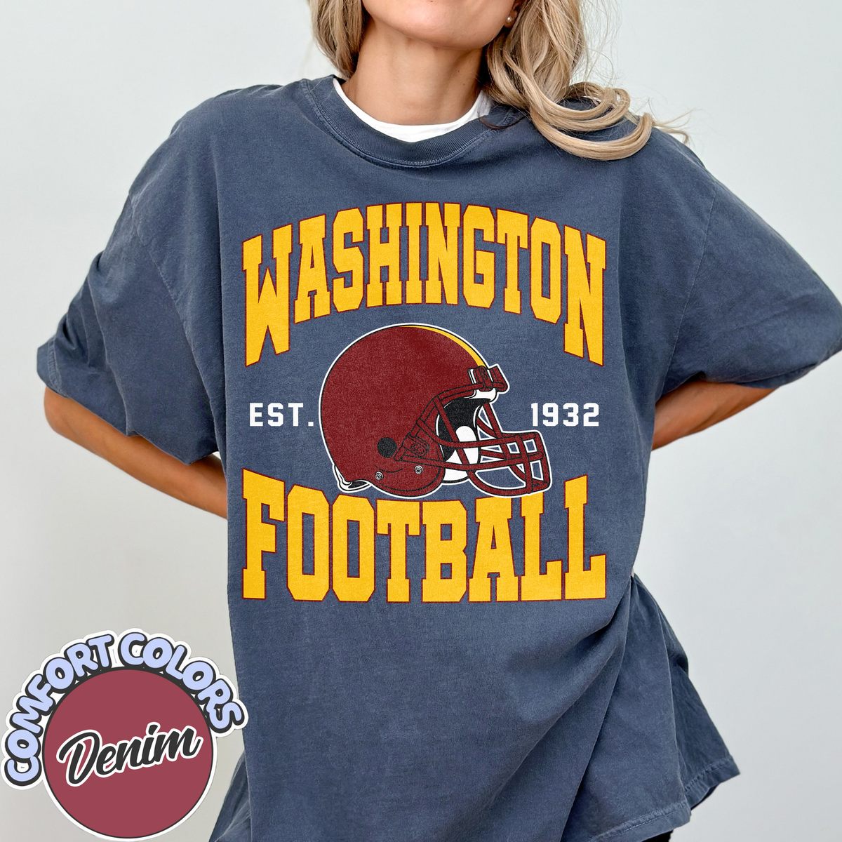 Unisex Washington football vintage t-shirt for men and women
