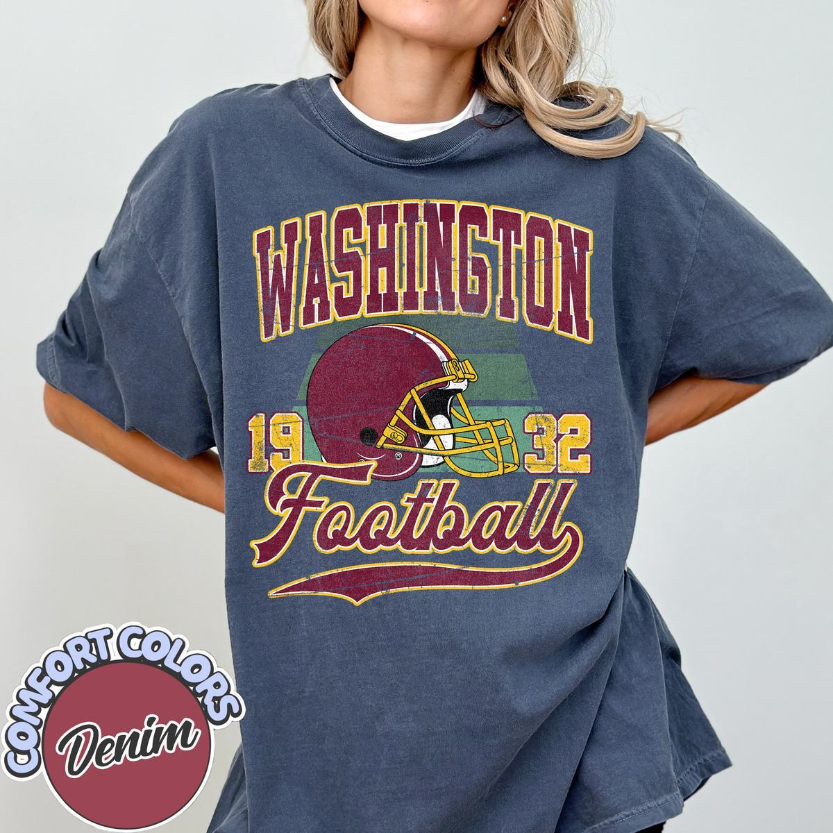 Unisex Washington football vintage t-shirt for men and women