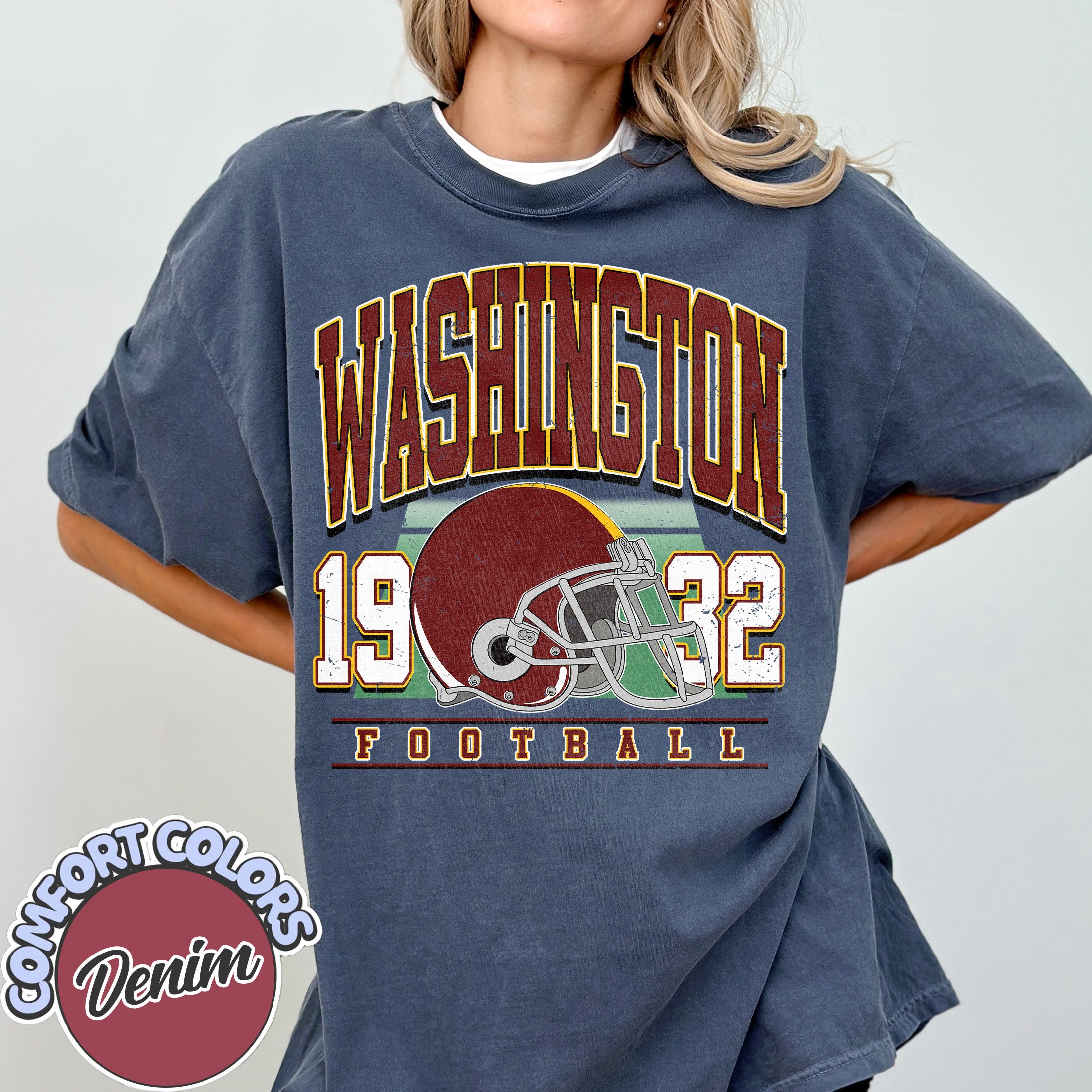 Unisex Washington football vintage t-shirt for men and women