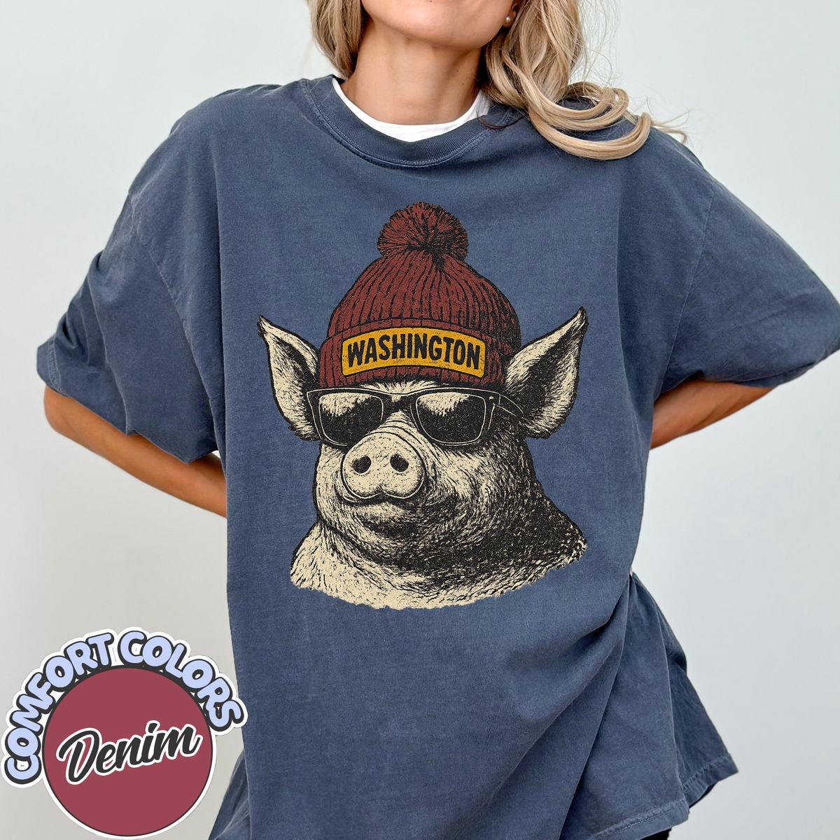 Unisex Washington football vintage t-shirt for men and women