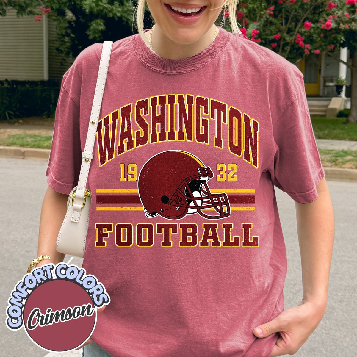 Unisex Washington football vintage t-shirt for men and women