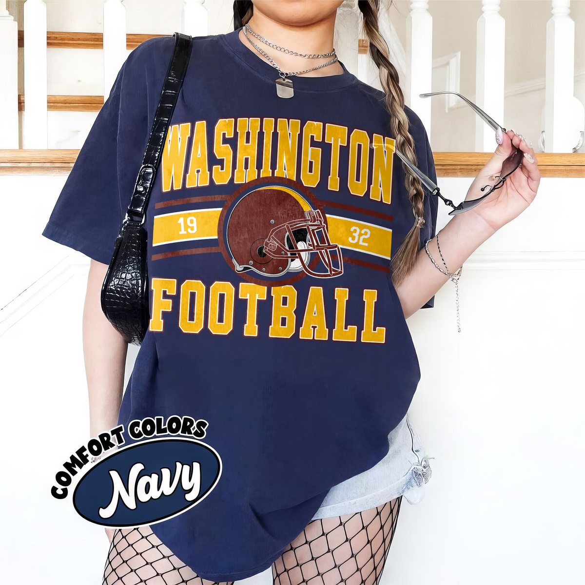 Unisex Washington football vintage t-shirt for men and women