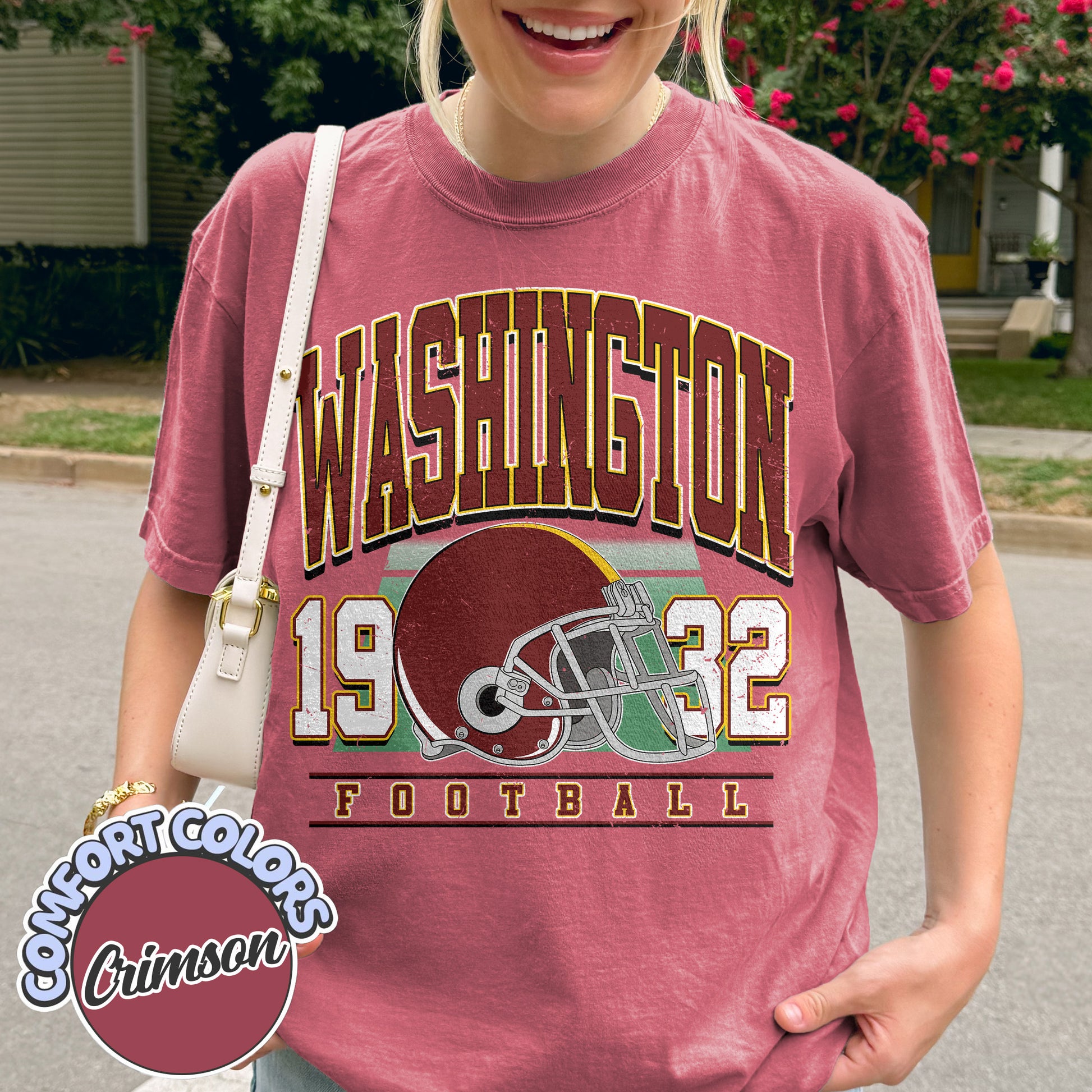 Unisex Washington football vintage t-shirt for men and women
