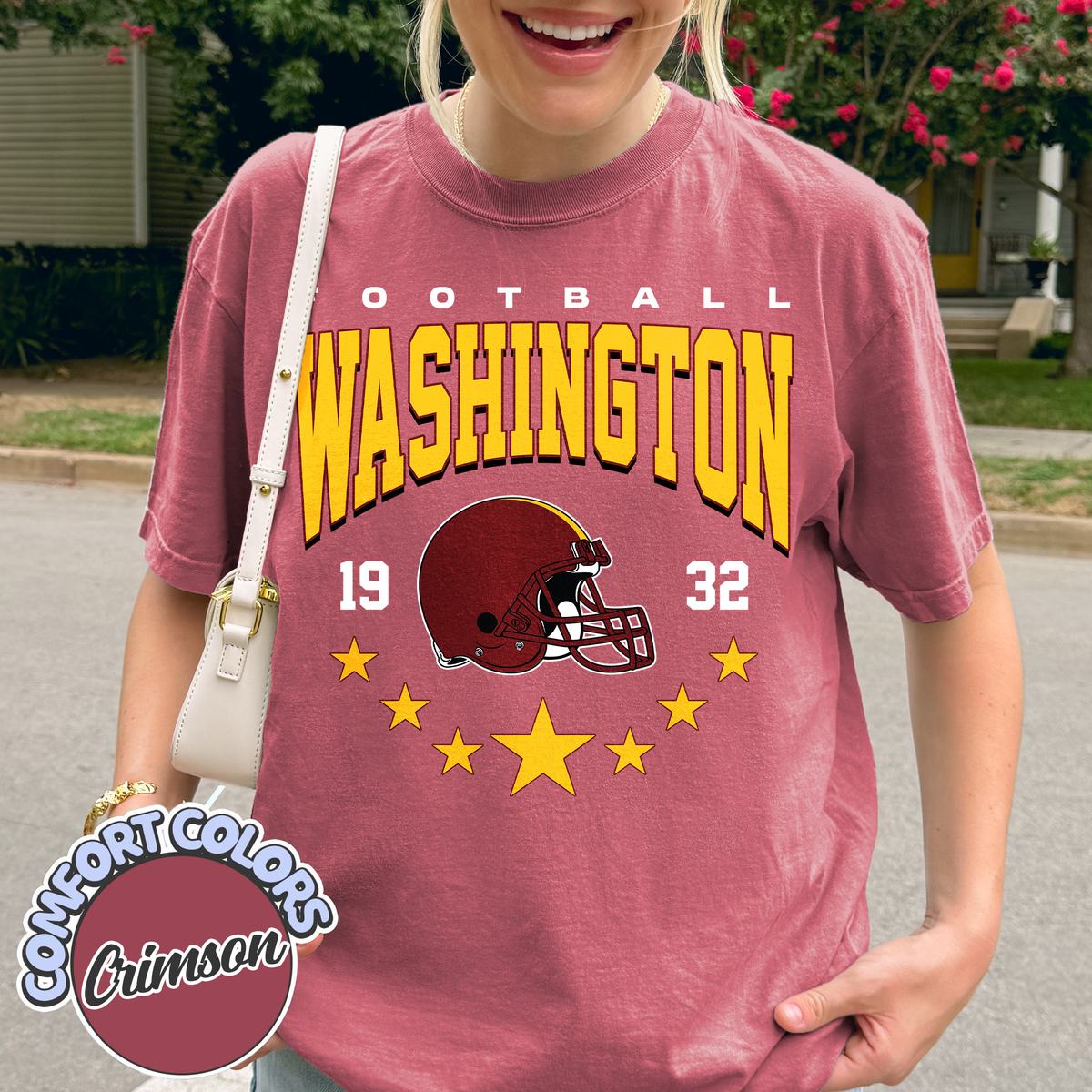 Unisex Washington football vintage t-shirt for men and women