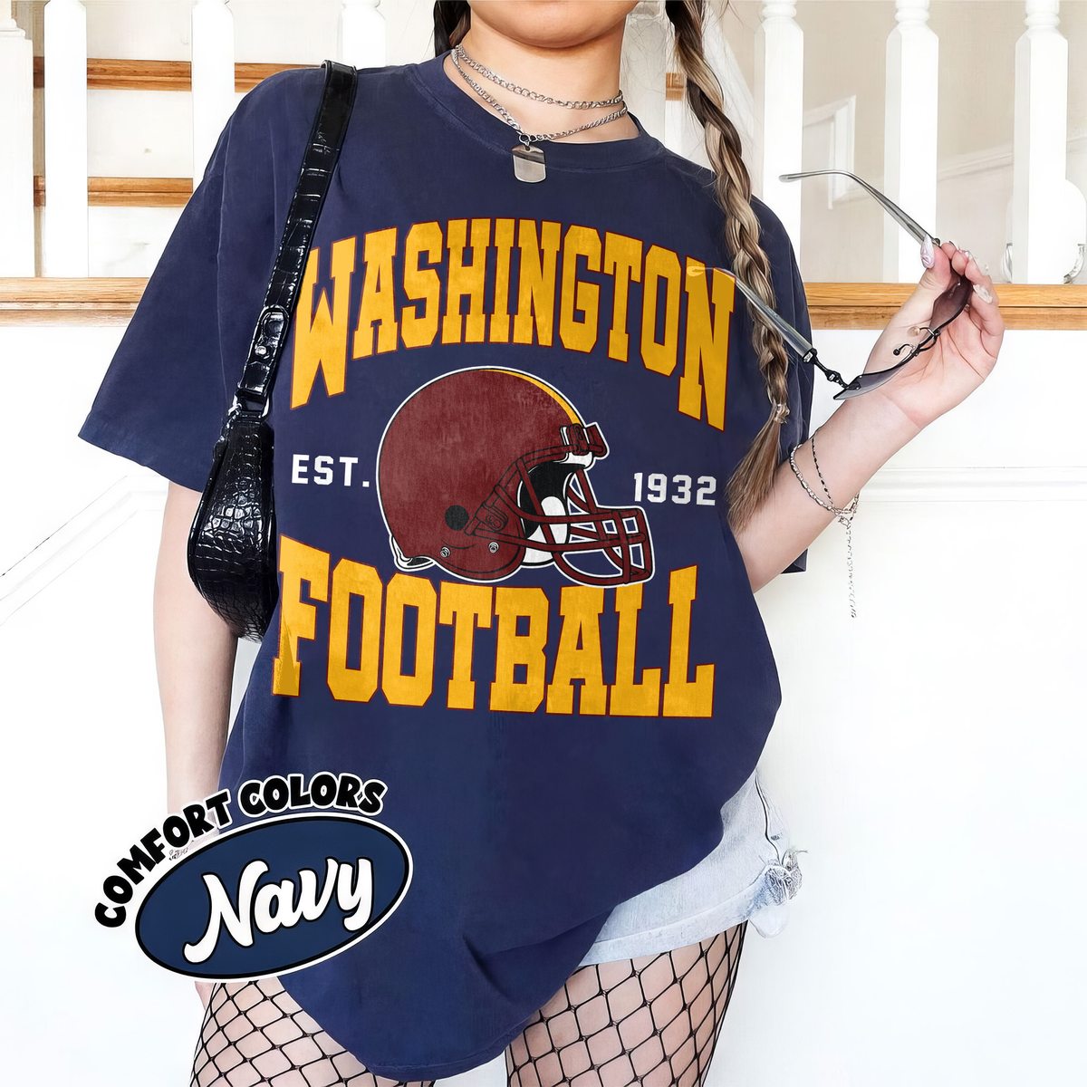 Unisex Washington football vintage t-shirt for men and women