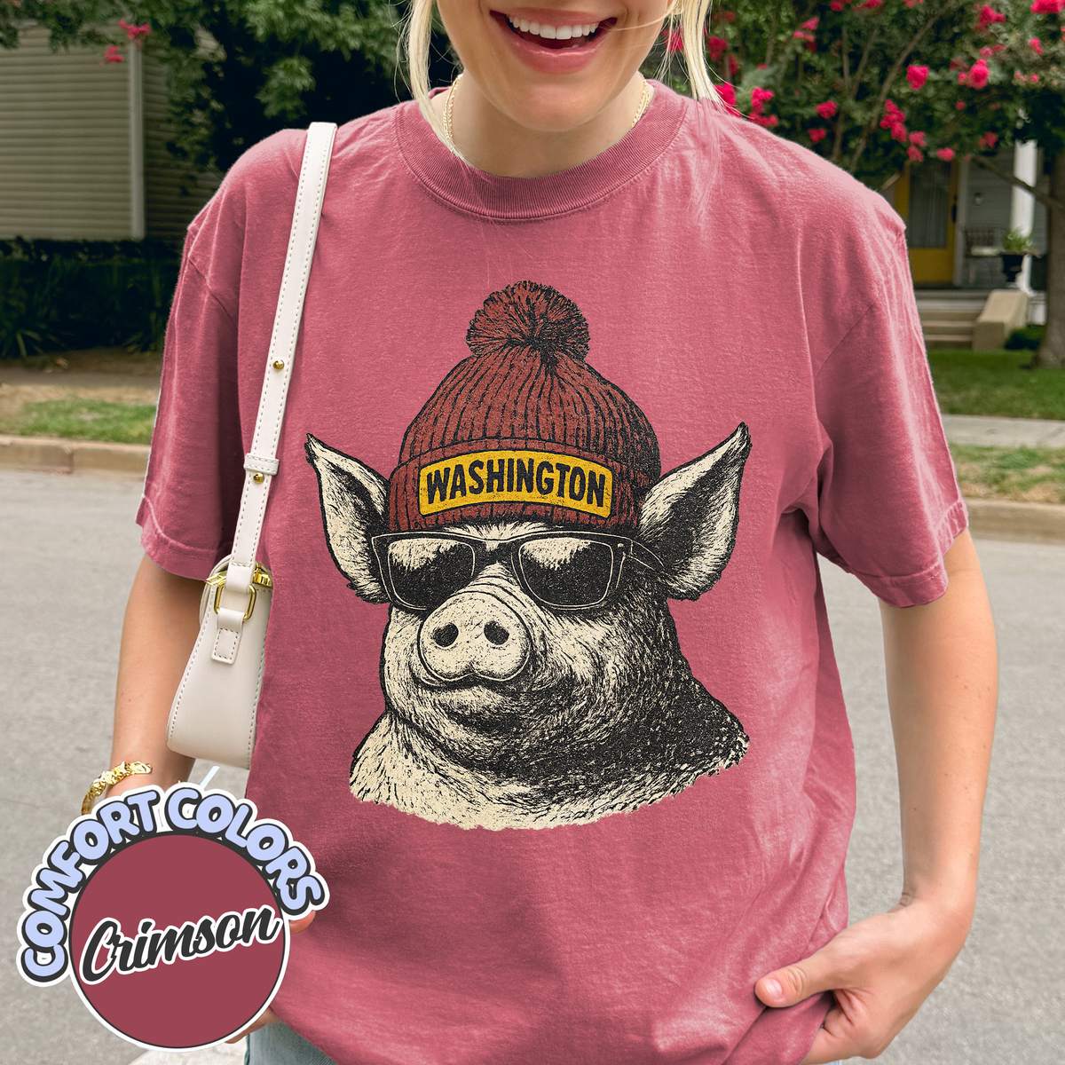 Unisex Washington football vintage t-shirt for men and women