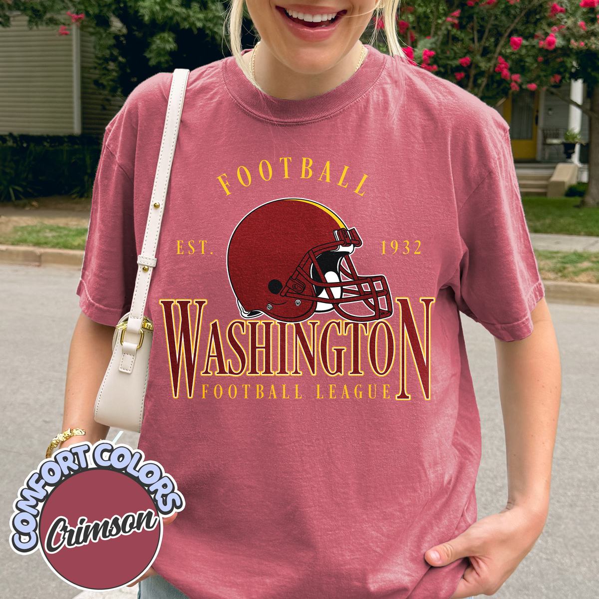 Unisex Washington football vintage t-shirt for men and women