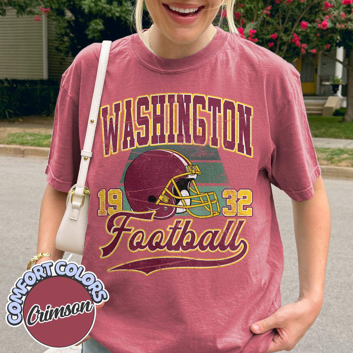 Unisex Washington football vintage t-shirt for men and women