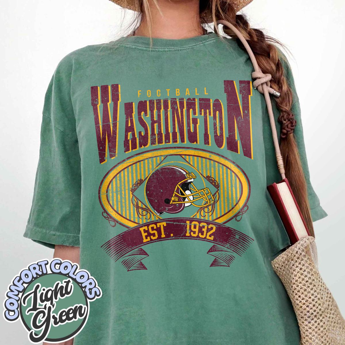Unisex Washington football vintage t-shirt for men and women