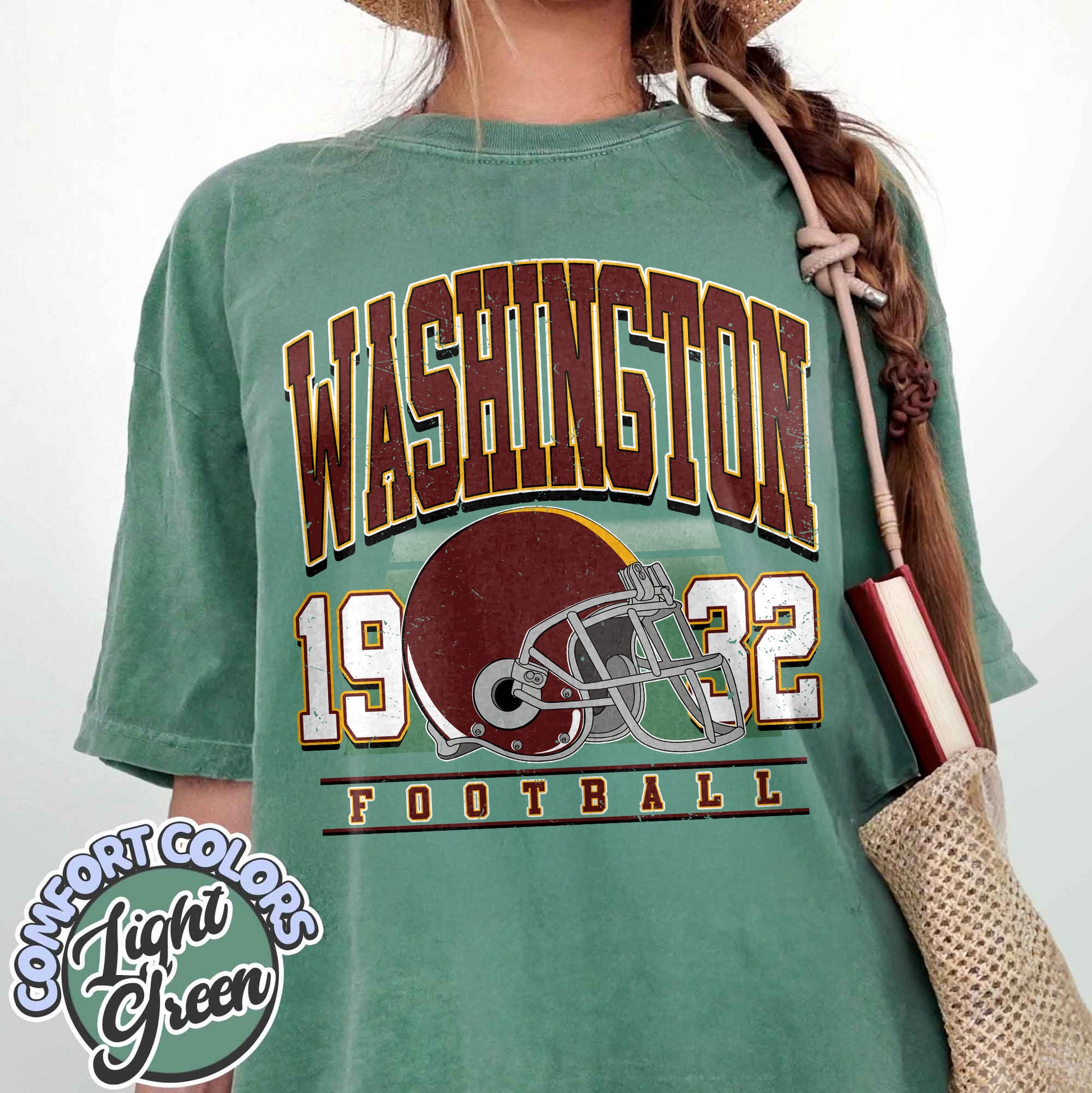 Unisex Washington football vintage t-shirt for men and women