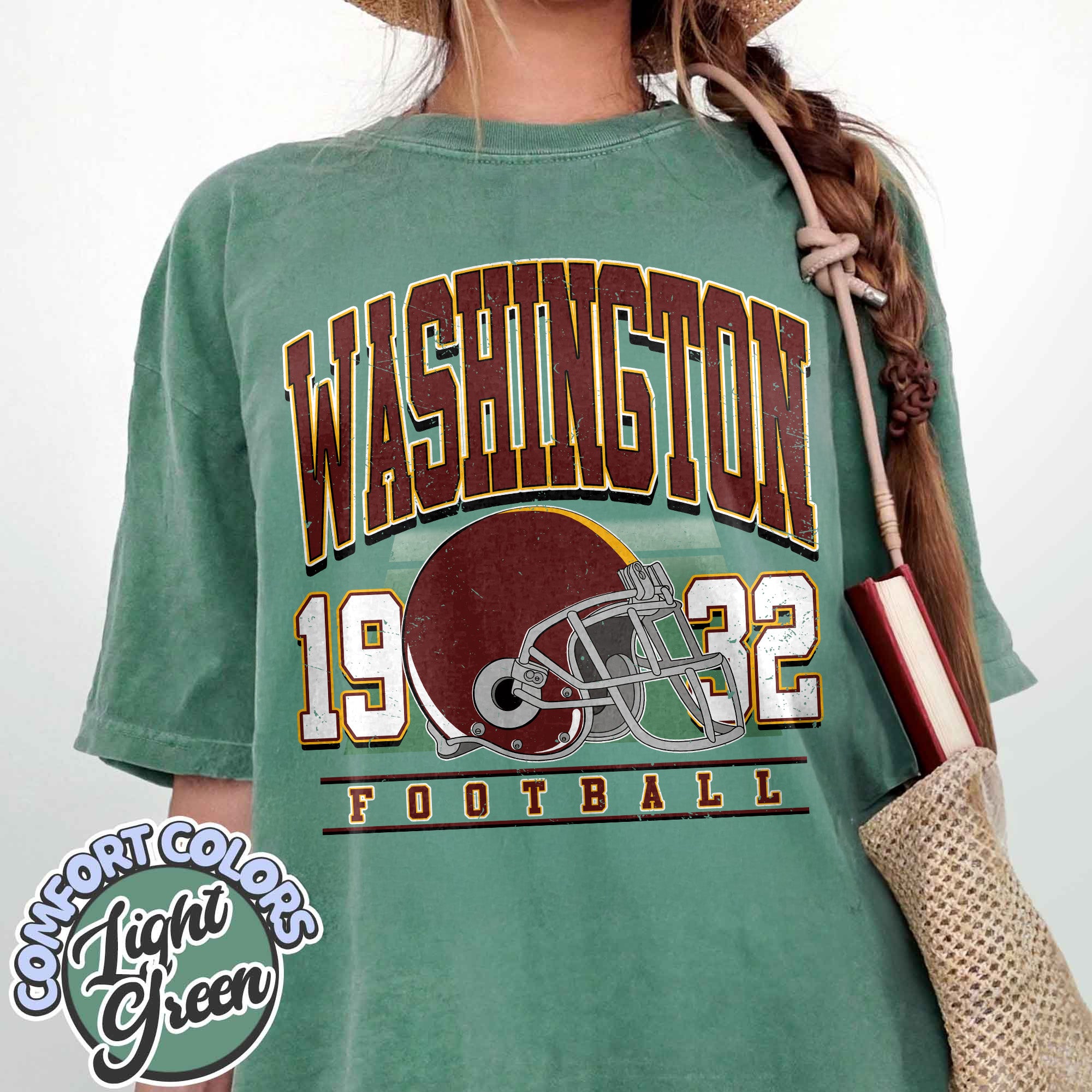 Unisex Washington football vintage t-shirt for men and women