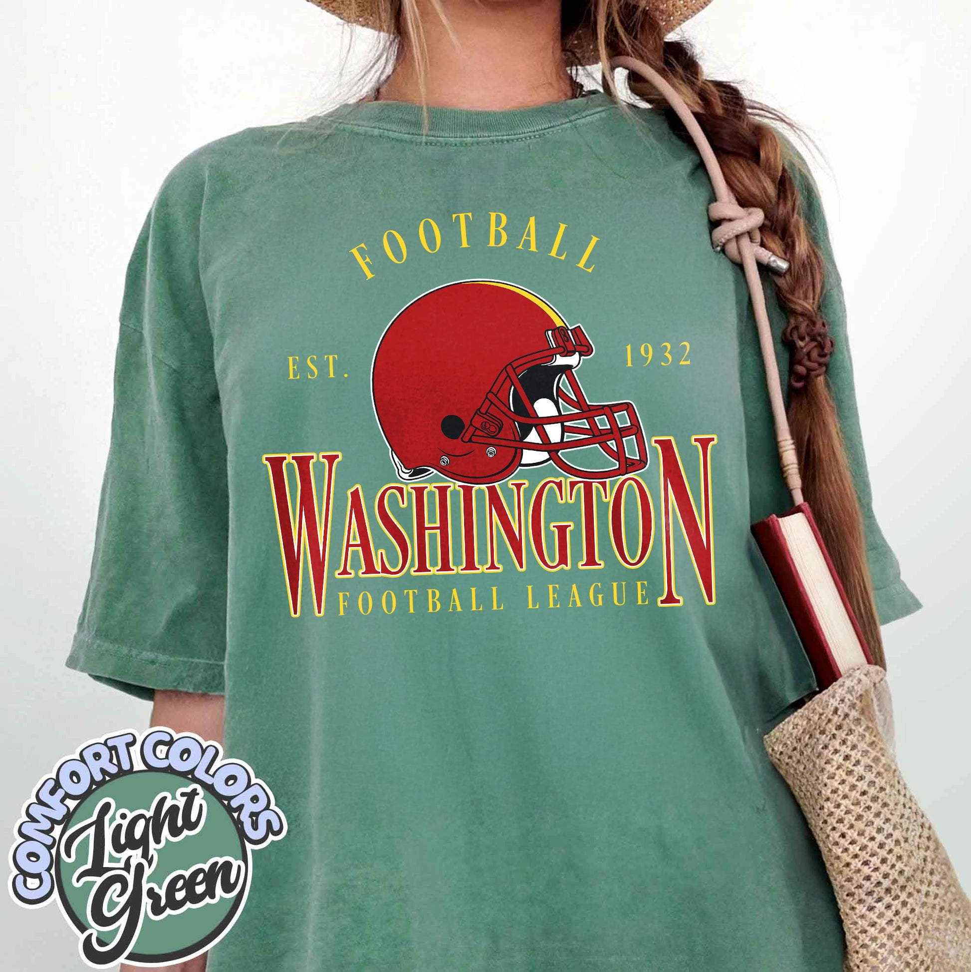 Unisex Washington football vintage t-shirt for men and women