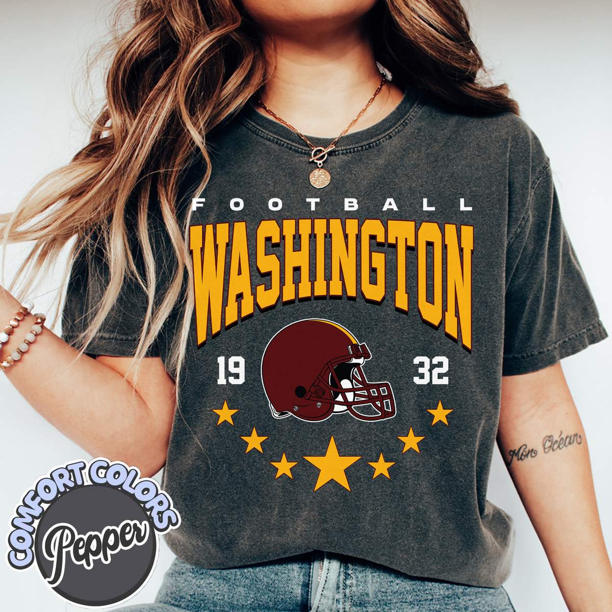 Unisex Washington football vintage t-shirt for men and women